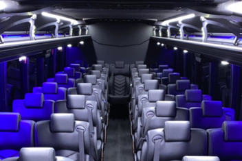 Parsippany-Troy Hills Charter Bus Interior