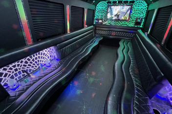 Parsippany-Troy Hills Limo Bus Interior