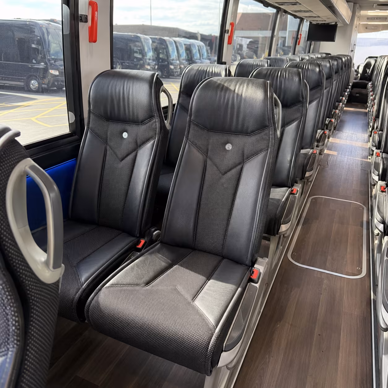 parsippany troy hills charter bus interior